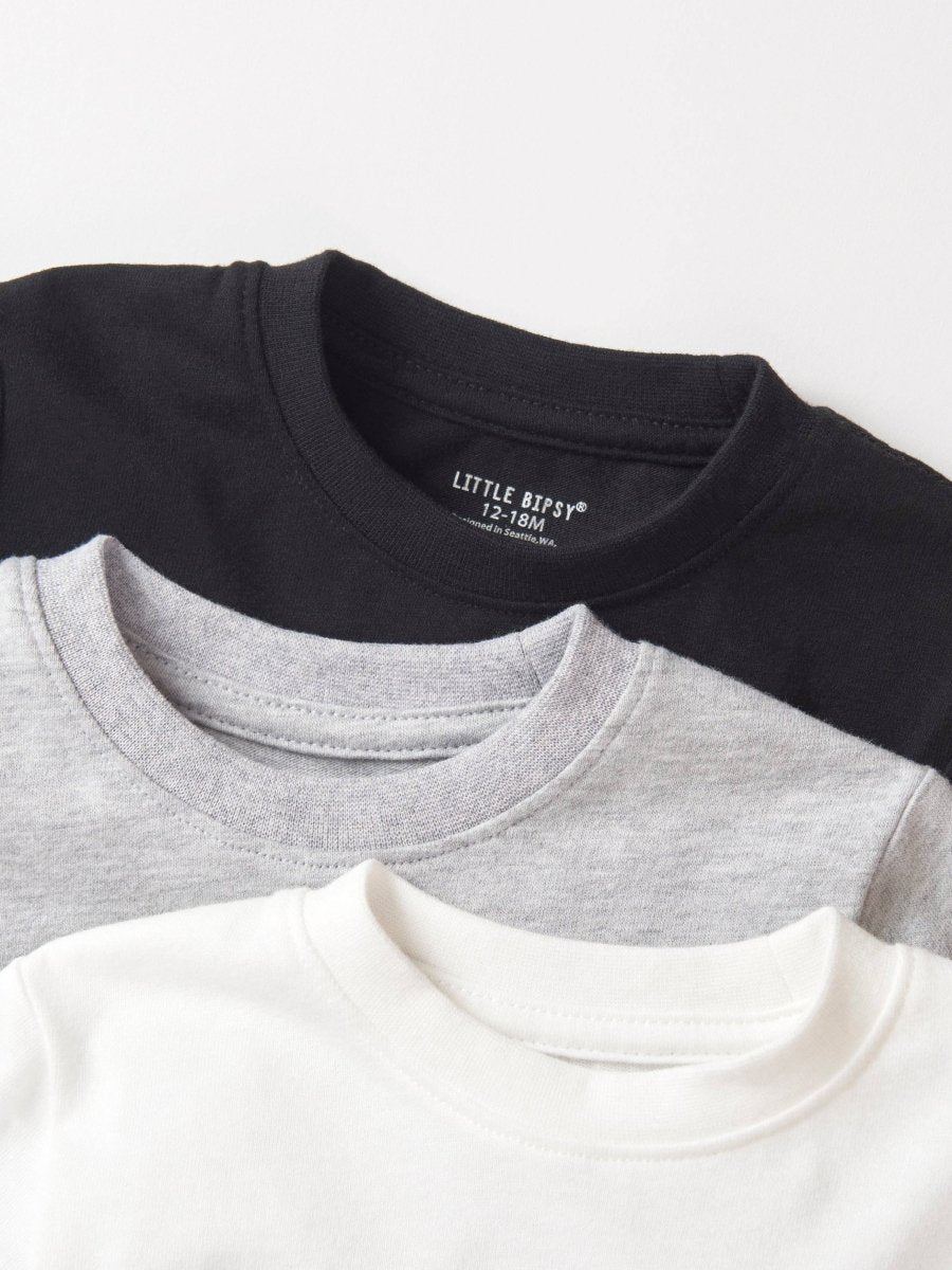 Long Sleeve Elevated Tee 3 - Pack - Little Bipsy Baby & Toddler Clothing sold by Rosebud & Jo