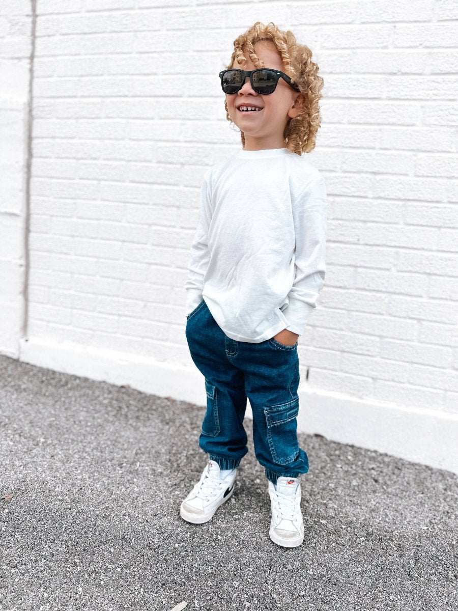 Long Sleeve Elevated Tee 3 - Pack - Little Bipsy Baby & Toddler Clothing sold by Rosebud & Jo