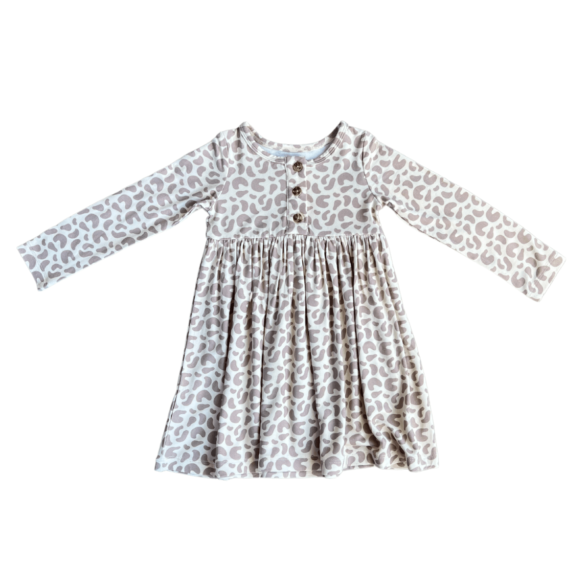 Long Sleeve Henley Dress - Babysprouts sold by Rosebud & Jo