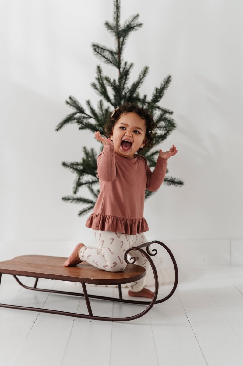 Long Sleeve Peplum Top - Babysprouts Baby & Toddler Clothing sold by Rosebud & Jo