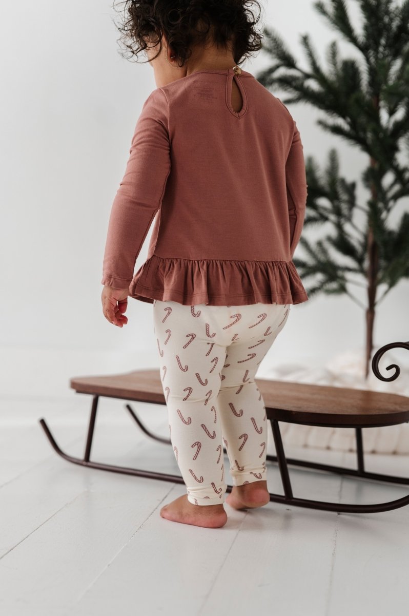 Long Sleeve Peplum Top - Babysprouts Baby & Toddler Clothing sold by Rosebud & Jo