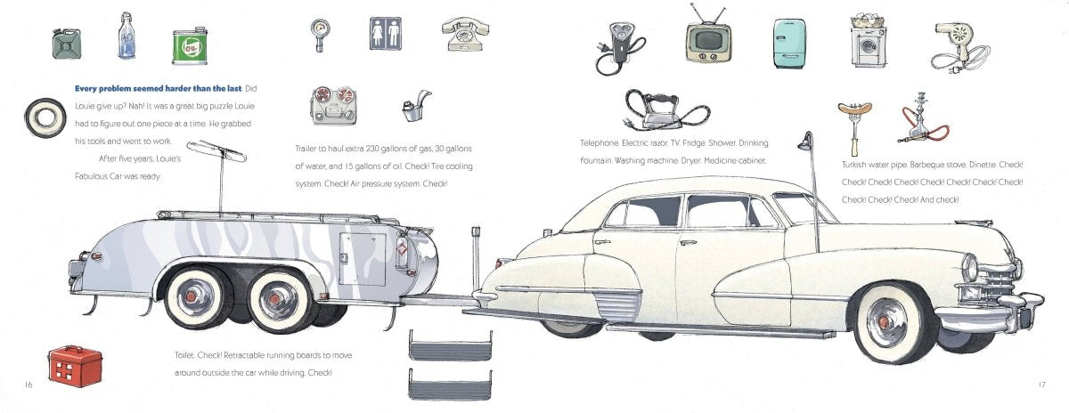 Louie Mattar's Fabulous Car - Chronicle Books Books sold by Rosebud & Jo