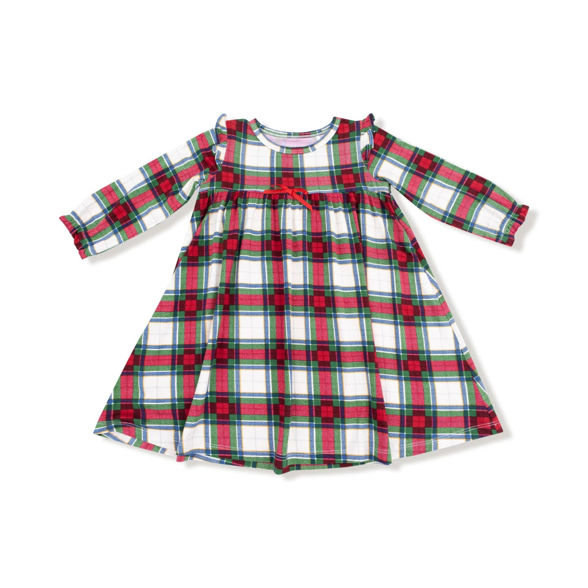 Loungewear Gown in Holiday Plaid - Angel Dear Baby & Toddler Clothing sold by Rosebud & Jo