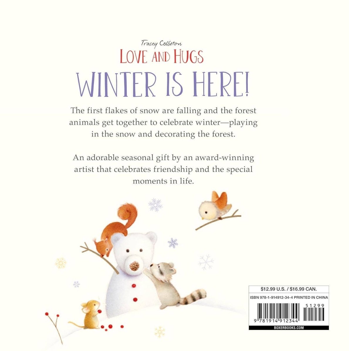 Love and Hugs: Winter - Hachette Book Group Books sold by Rosebud & Jo
