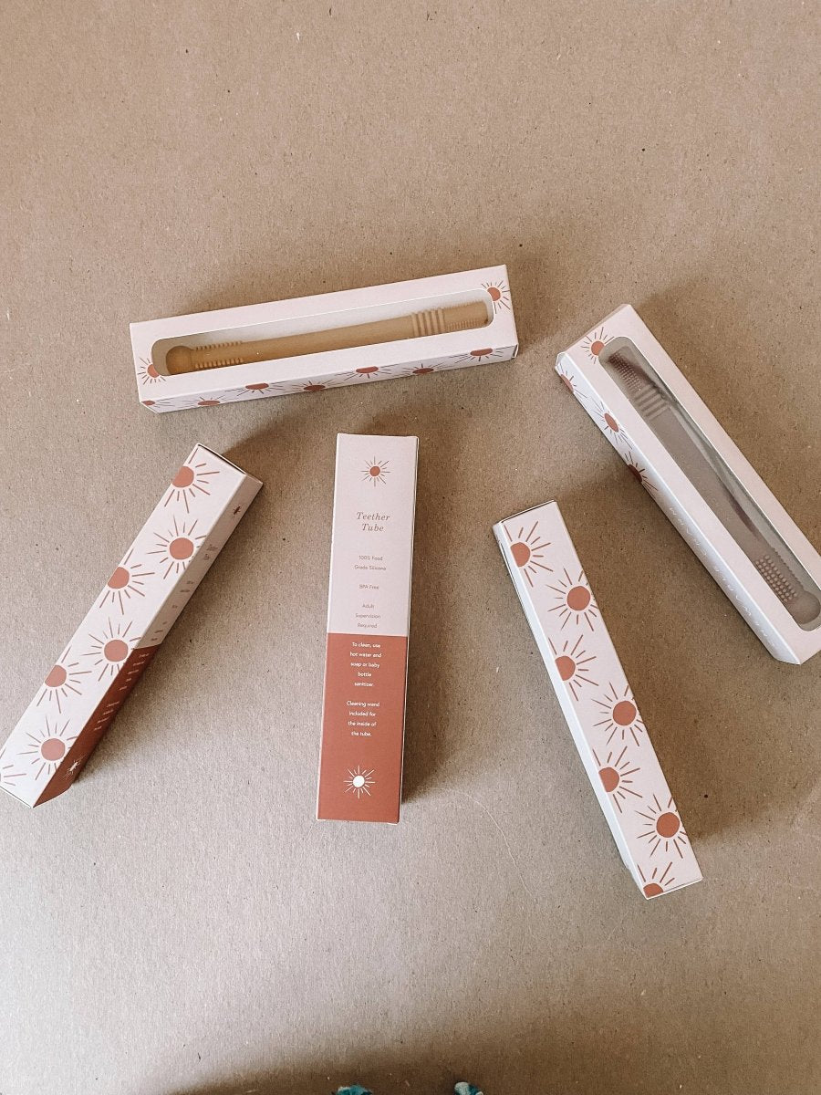 Magic Teething Wand: Grey - Chewable Charm Teether sold by Rosebud & Jo