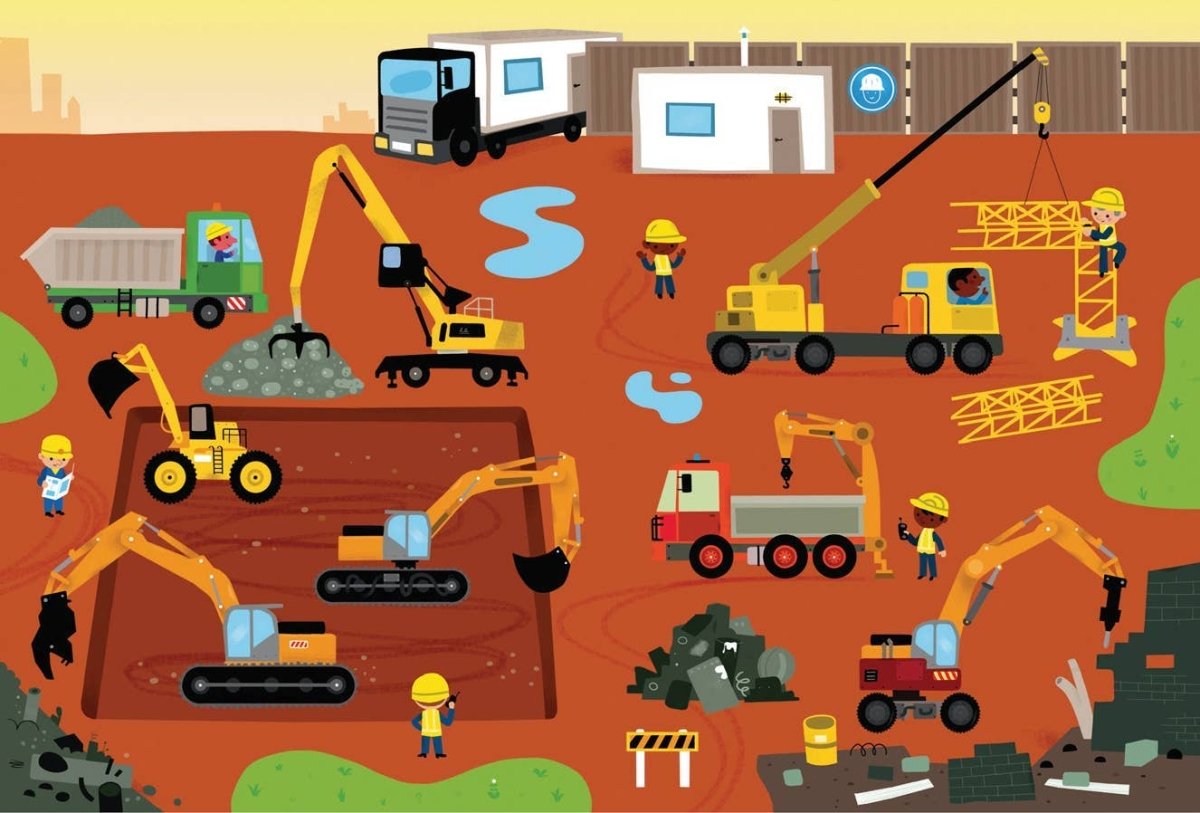 Magnetology: Construction Sites - Chronicle Books Toy sold by Rosebud & Jo
