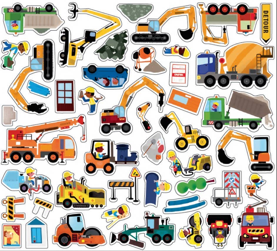 Magnetology: Construction Sites - Chronicle Books Toy sold by Rosebud & Jo