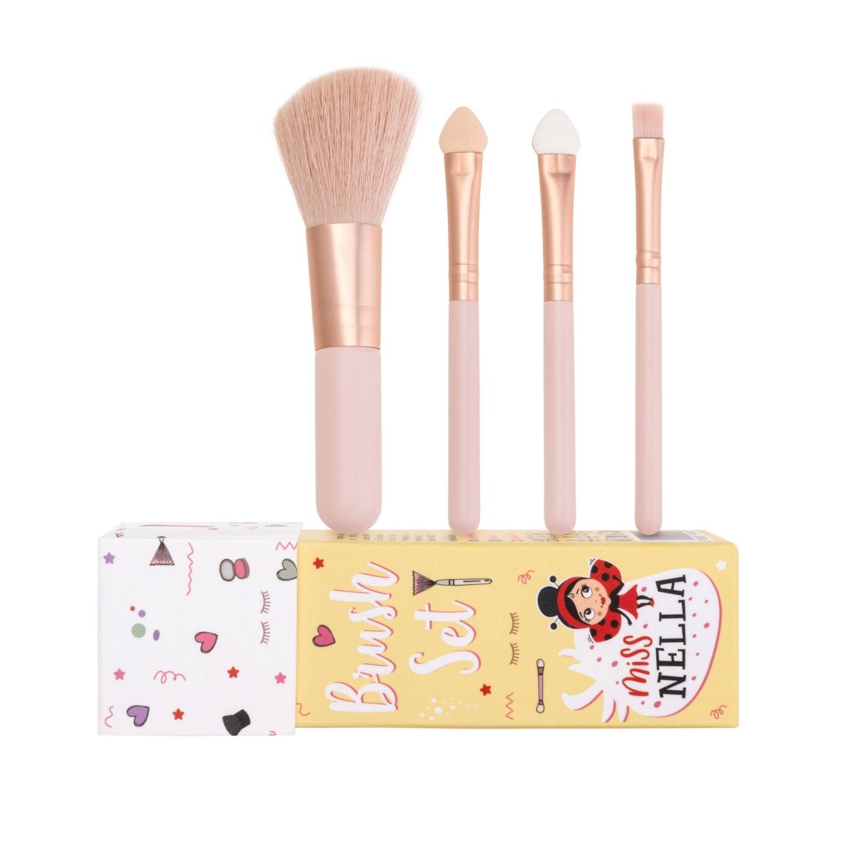 Make Up Brush Set For Kids - Miss Nella US Skincare sold by Rosebud & Jo