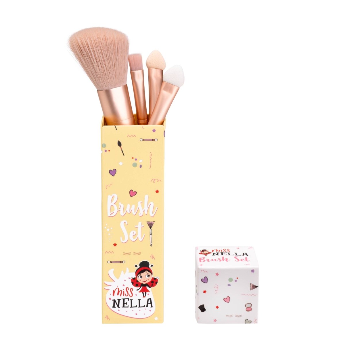 Make Up Brush Set For Kids - Miss Nella US Skincare sold by Rosebud & Jo