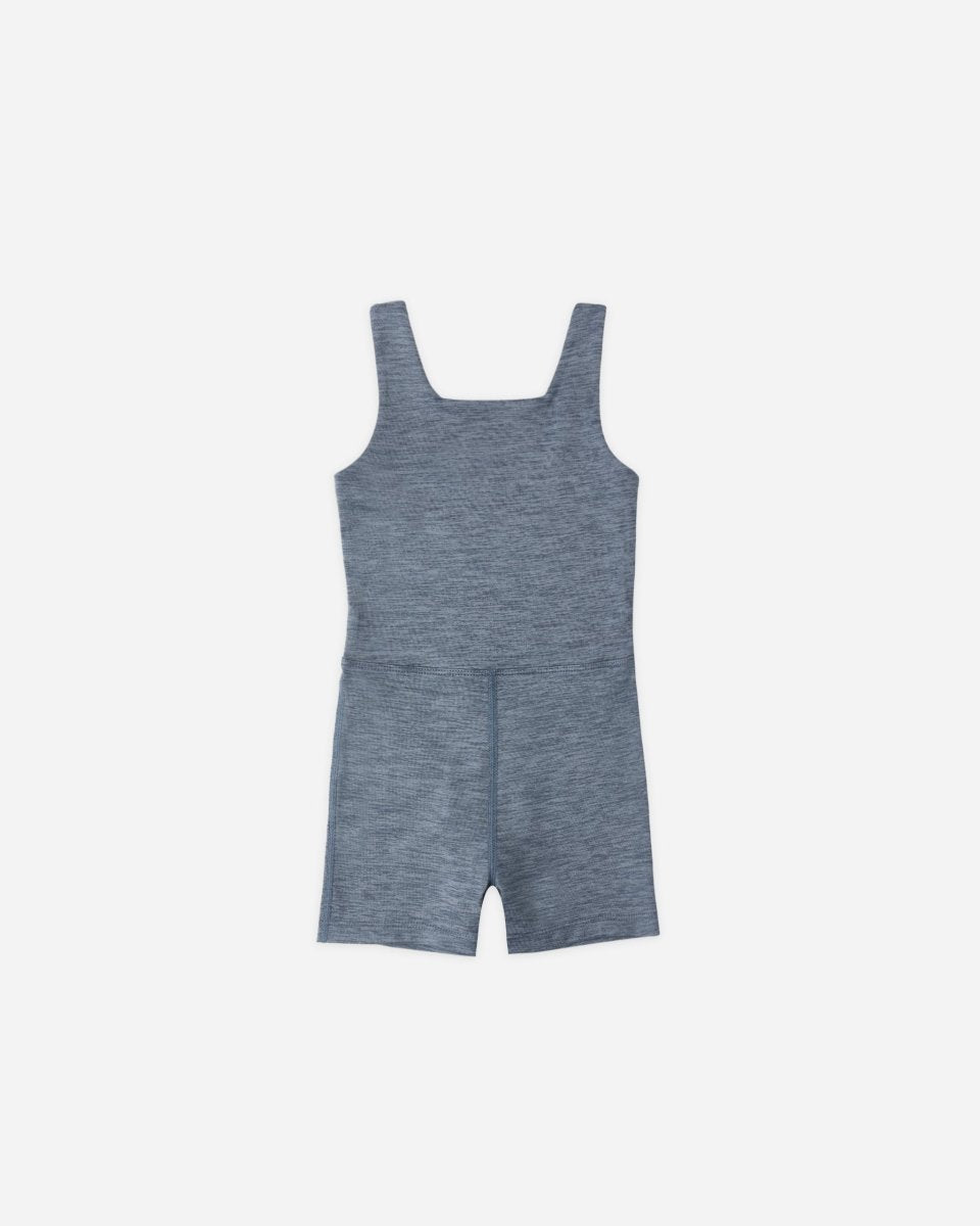 Malibu Bodysuit || Heathered Marine - Rylee + Cru Bodysuits/Onesies sold by Rosebud & Jo