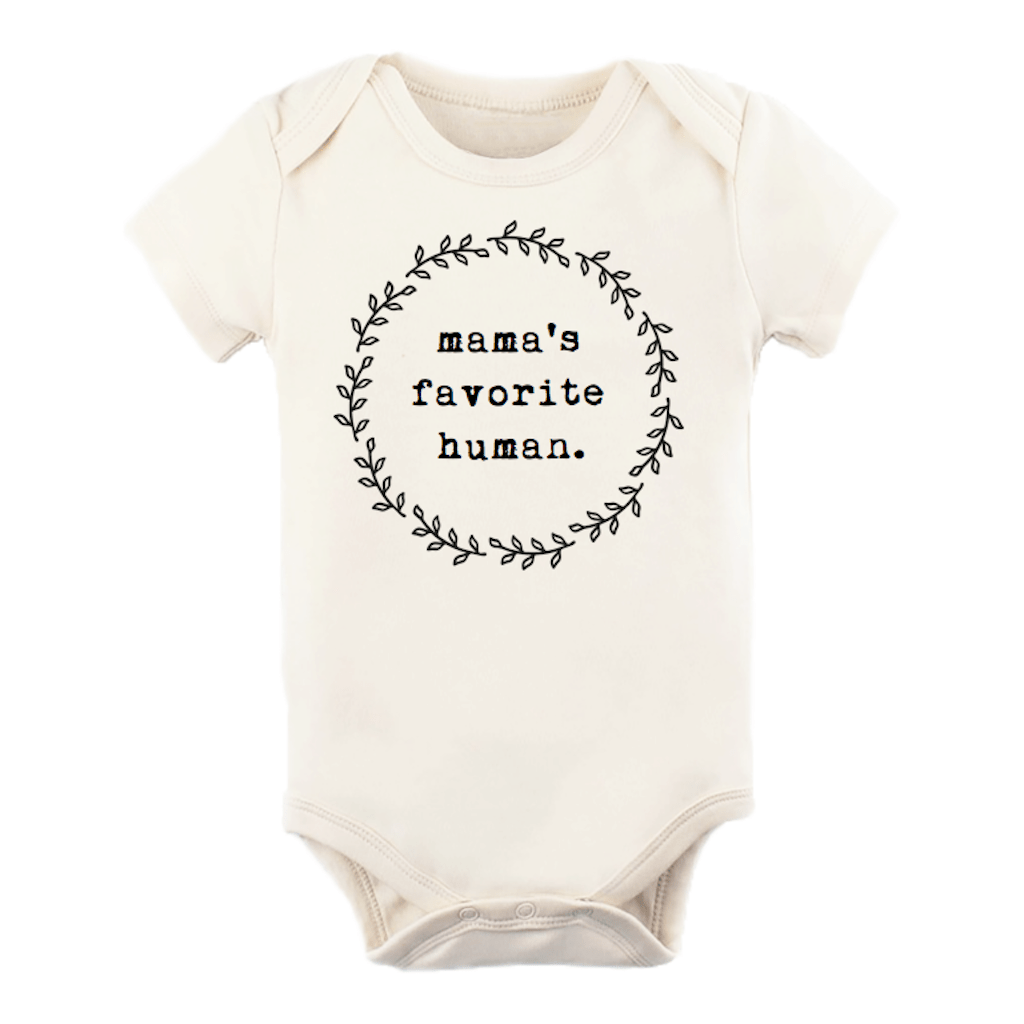 Mamas Favorite Human Organic Cotton Bodysuit - Tenth & Pine Baby & Toddler Clothing sold by Rosebud & Jo