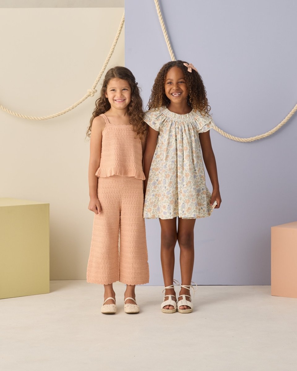 Mari Knit Set || Melon - Rylee + Cru Top & Bottom Sets sold by Rosebud & Jo