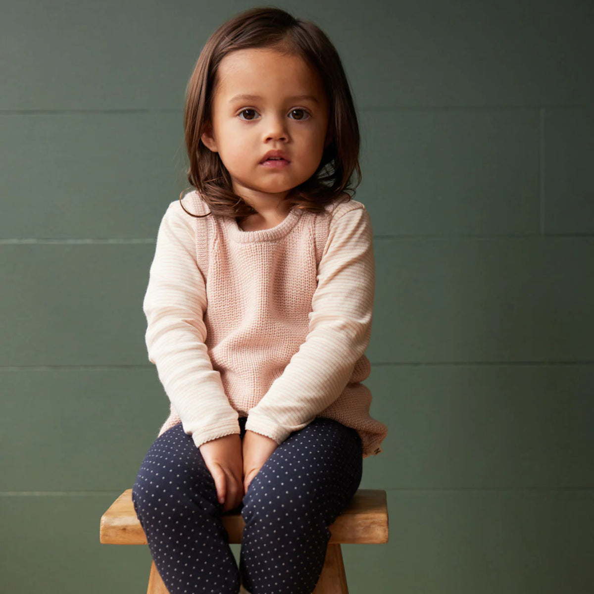 Merino Knit Vest in Dusty Rose - Nature Baby Baby & Toddler Clothing sold by Rosebud & Jo