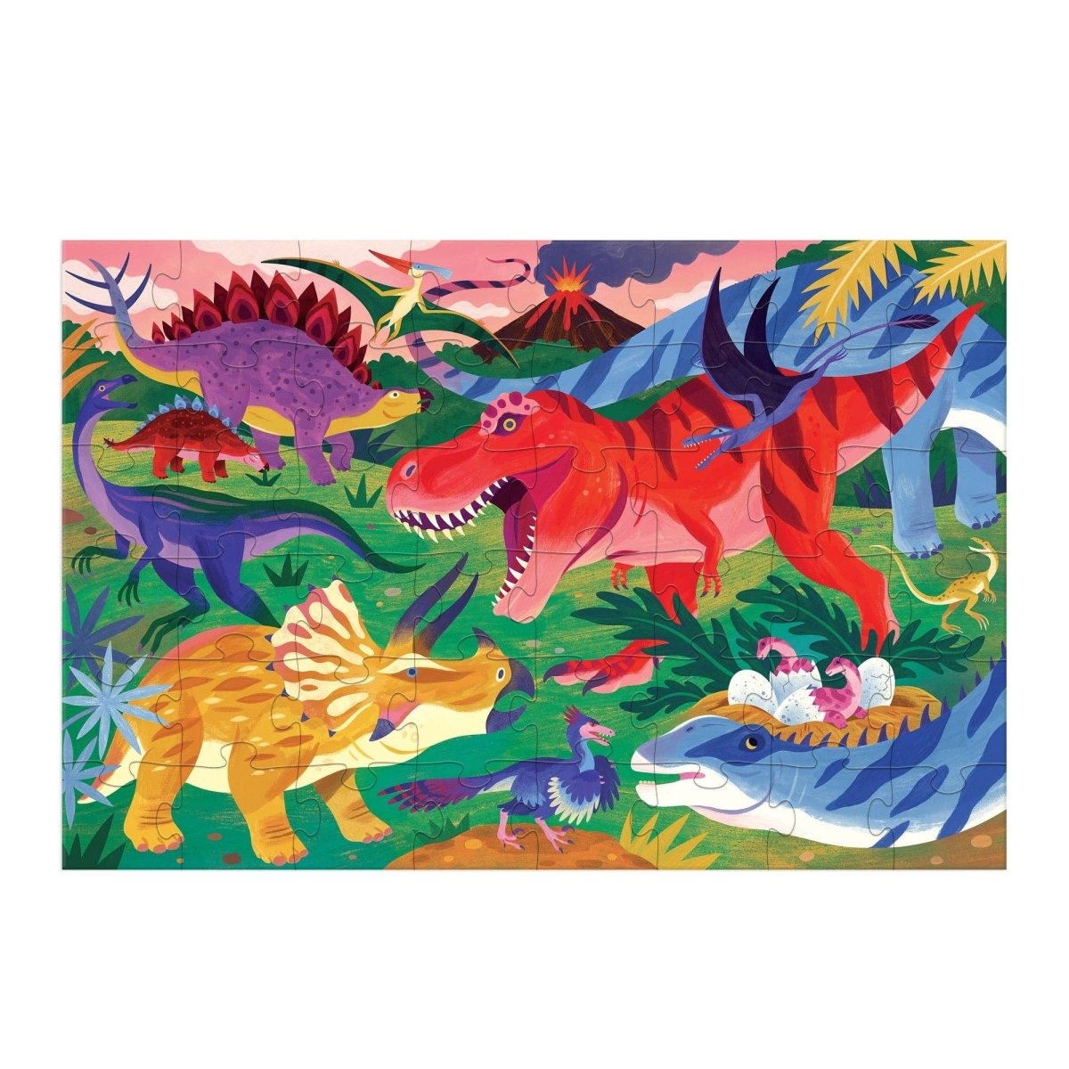 Mighty Dinosaurs 48 Piece Giant Floor Puzzle - Chronicle Books Toys sold by Rosebud & Jo