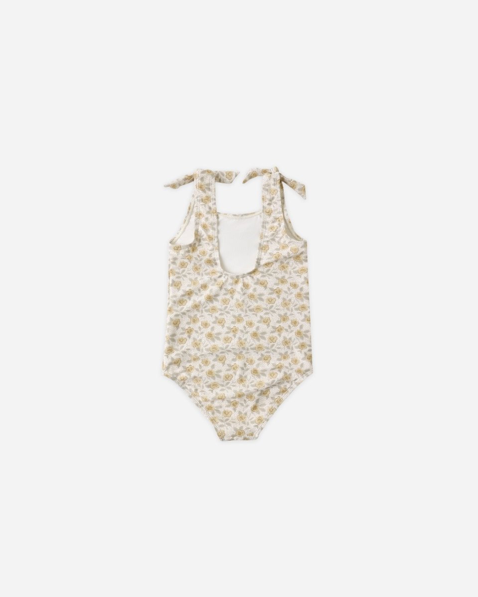 Millie One - Piece || Yellow Floral - Rylee + Cru Swimsuit sold by Rosebud & Jo