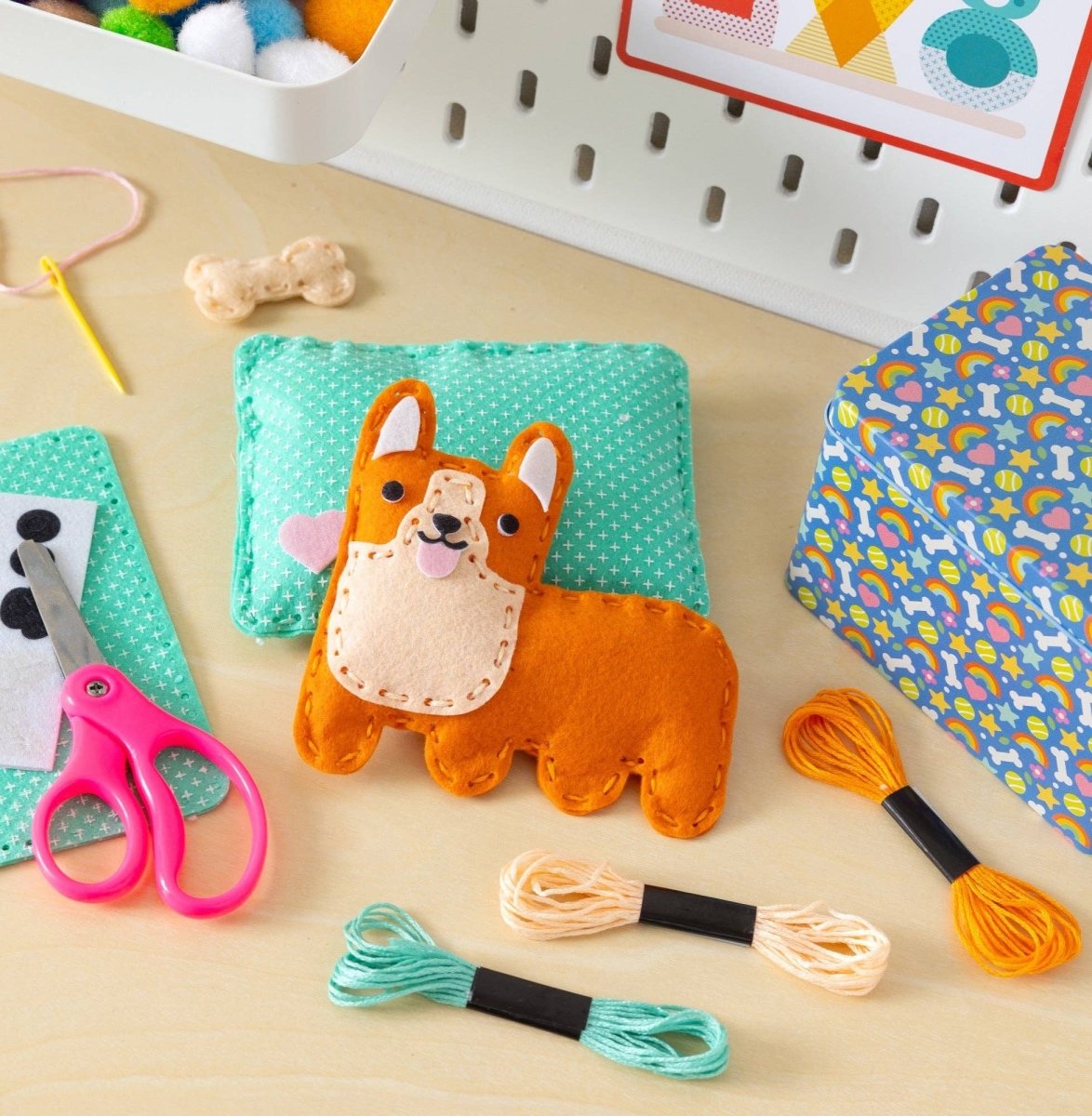 Mini Craft Kit: Pocket Pet Corgi - Chronicle Books Art sold by Rosebud & Jo