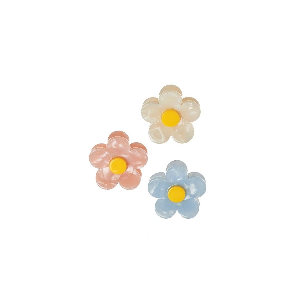 Mini Daisy Claw Clips - 3 Pack - Rockahula Kids US Hair Accessory sold by Rosebud & Jo