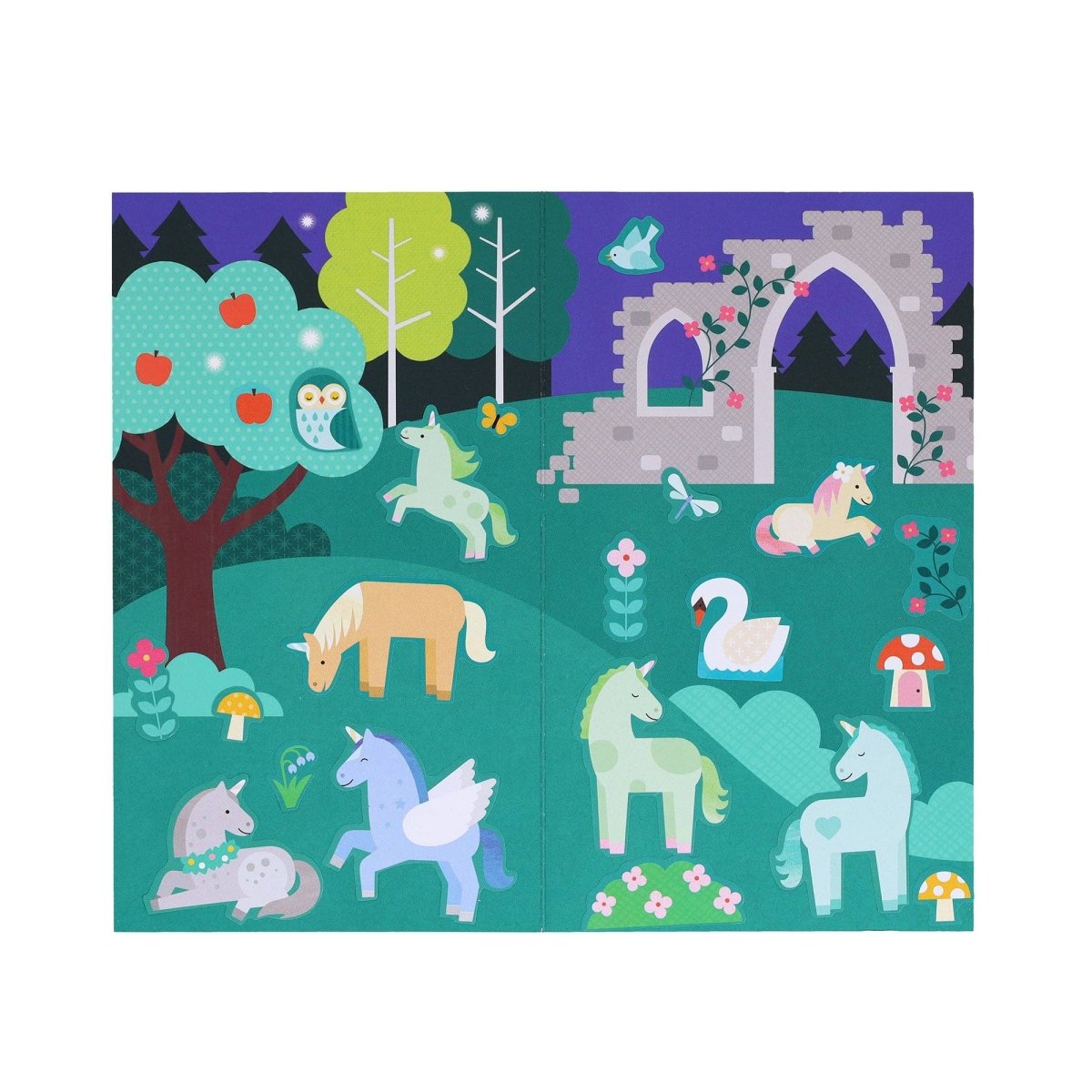 Mini Sticker Set: Unicorn Forest - Chronicle Books Stickers sold by Rosebud & Jo