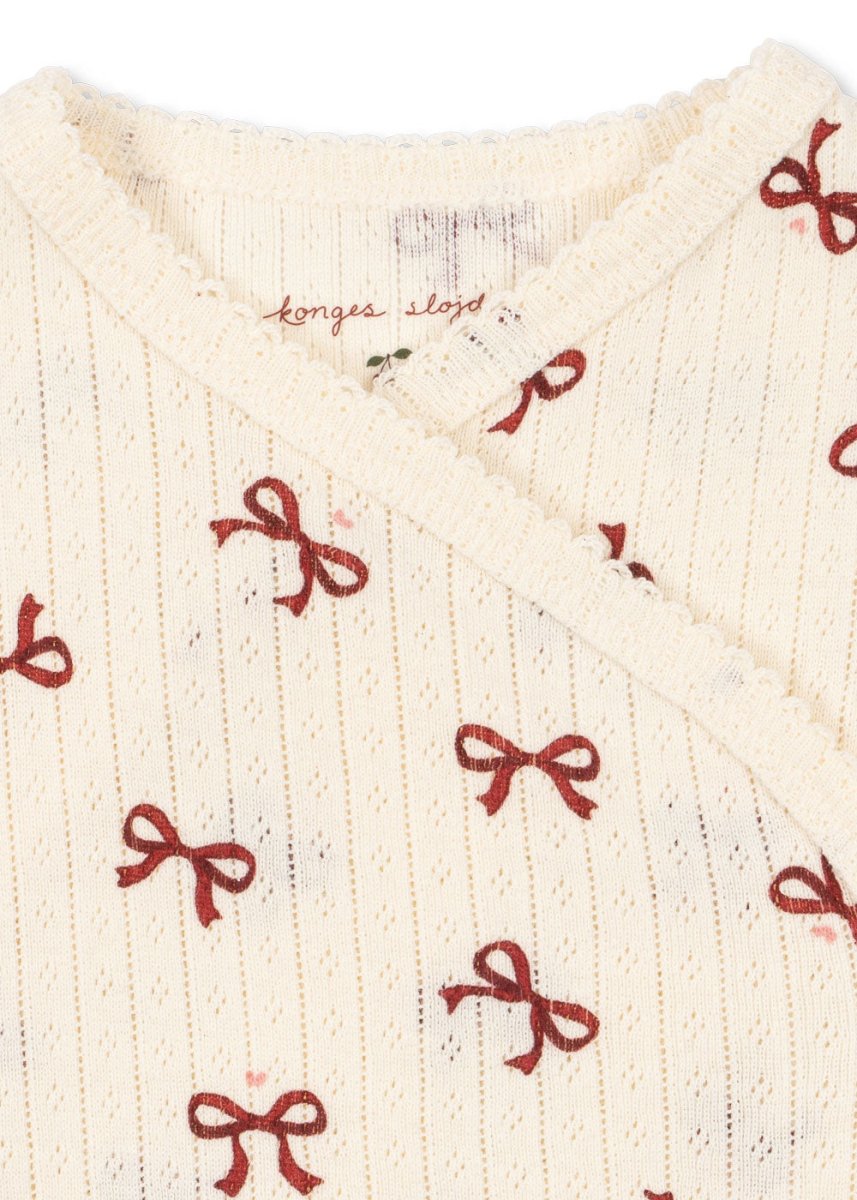 Minnie Bow Rouge Onesie - Konges Sløjd A/S Baby & Toddler Clothing sold by Rosebud & Jo
