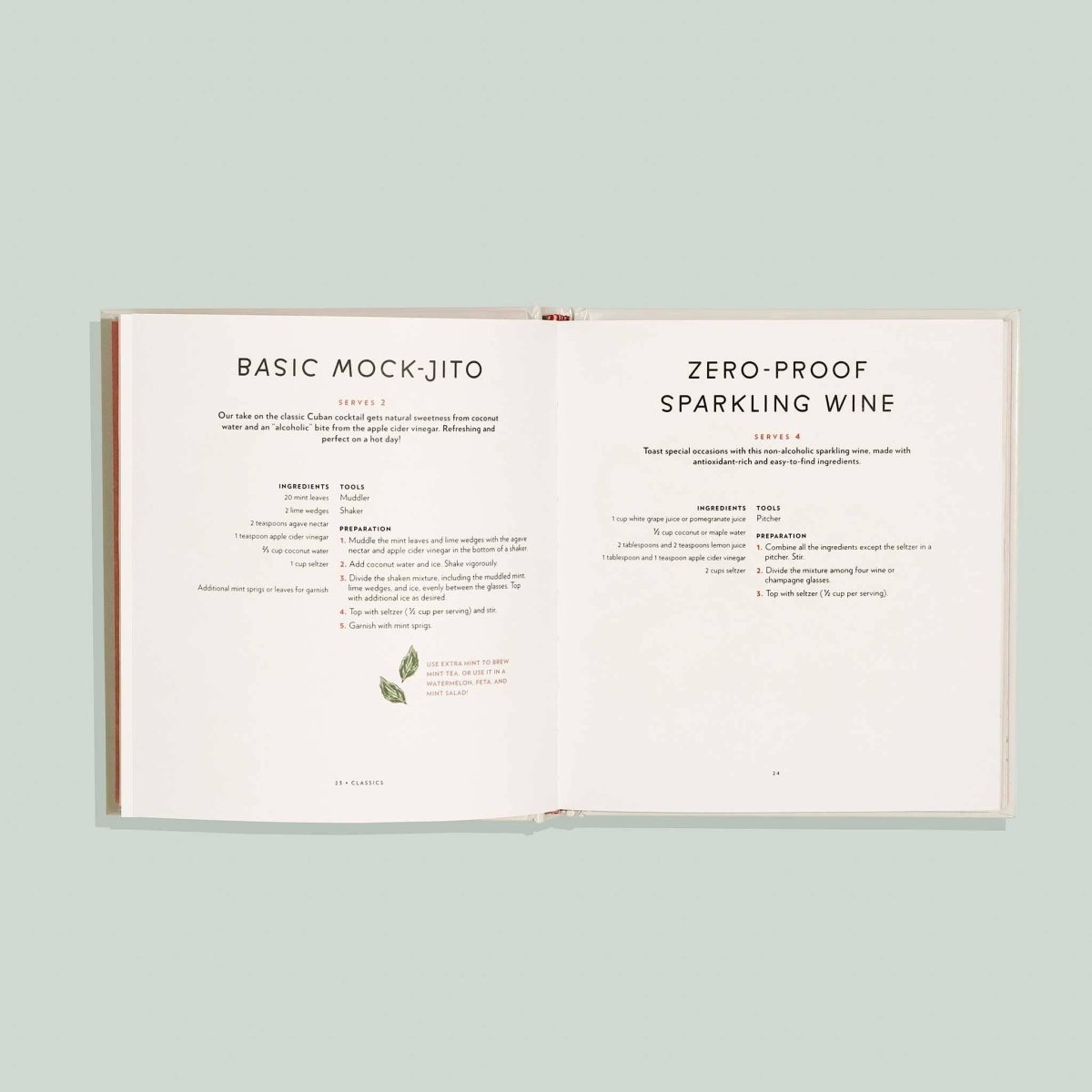 Mocktail Party: 75 Plant-Based, Non-Alcoholic Mocktail Recipes - Paige Tate & Co. Books sold by Rosebud & Jo