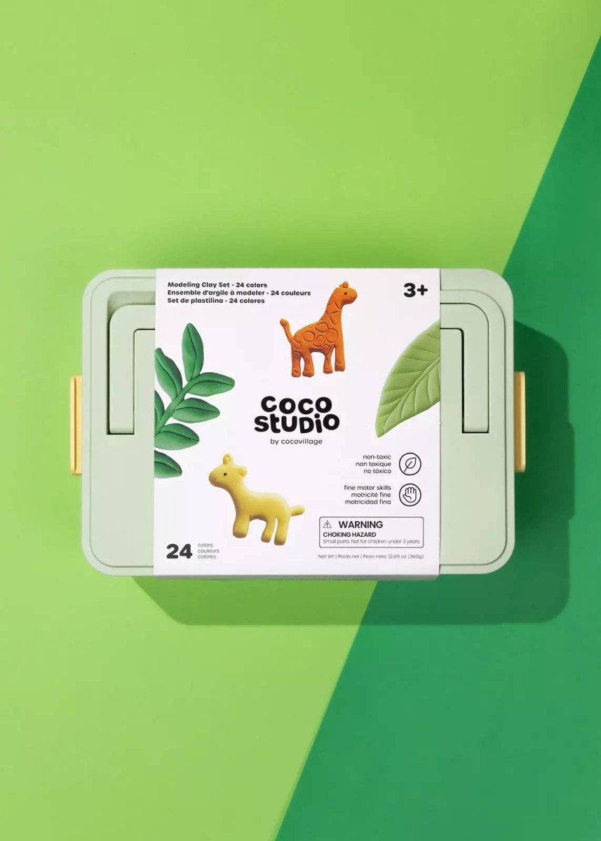 Modeling Clay Set - 24 colors - Coco Village Art sold by Rosebud & Jo