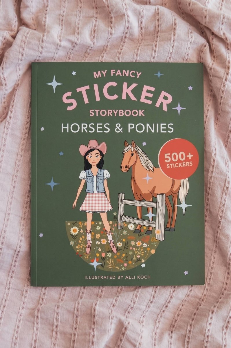 My Fancy Sticker Storybook: Horses & Ponies - Paige Tate & Co. Stickers sold by Rosebud & Jo