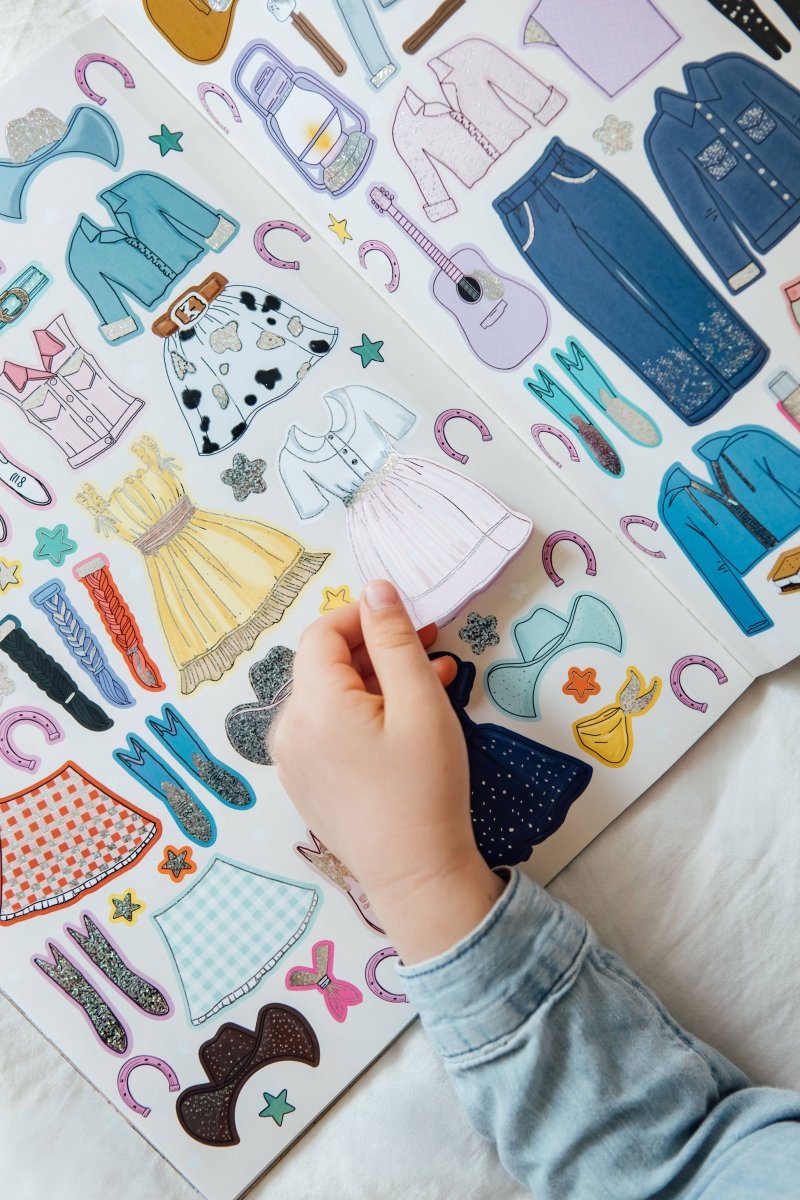My Fancy Sticker Storybook: Horses & Ponies - Paige Tate & Co. Stickers sold by Rosebud & Jo