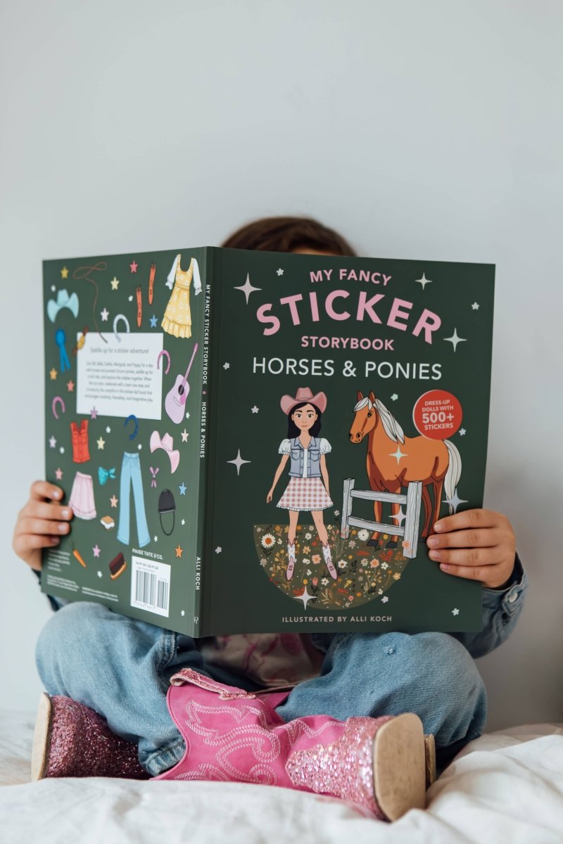 My Fancy Sticker Storybook: Horses & Ponies - Paige Tate & Co. Stickers sold by Rosebud & Jo