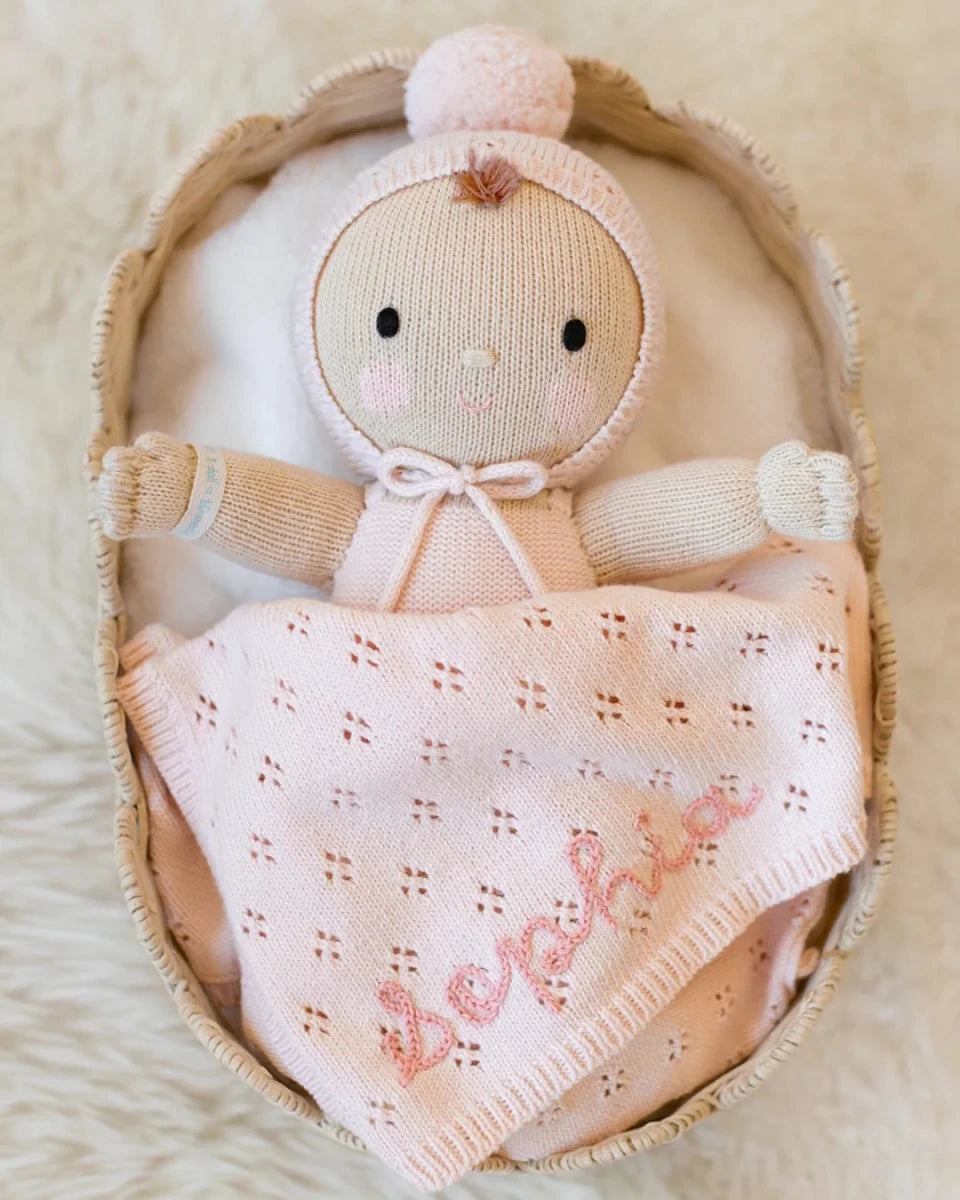 My First Baby - Blush - Cuddle + Kind Toys sold by Rosebud & Jo