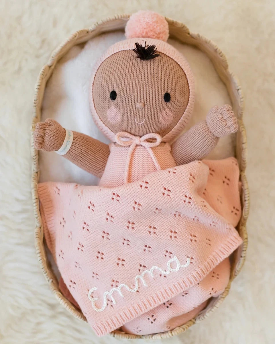 My First Baby - Peach - Cuddle + Kind Toys sold by Rosebud & Jo