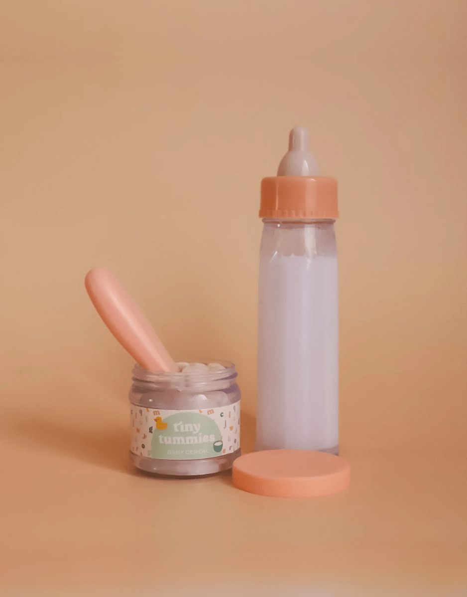 My First Tiny Tummies Milk & Cereal Set - Tiny Harlow - North America Toys sold by Rosebud & Jo