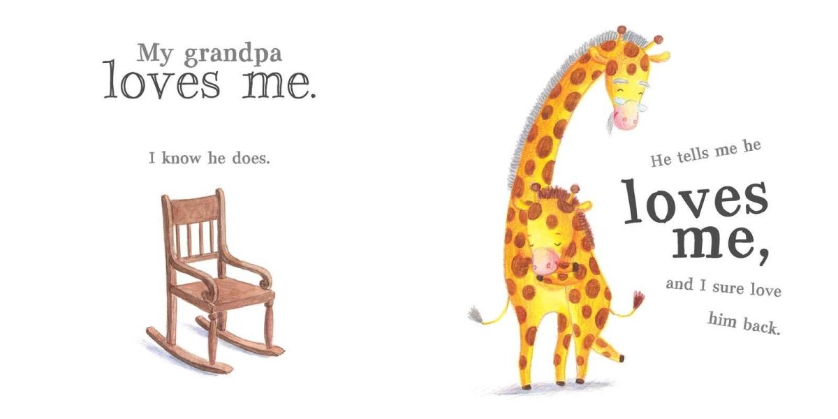 My Grandpa Loves Me - Simon & Schuster Book sold by Rosebud & Jo