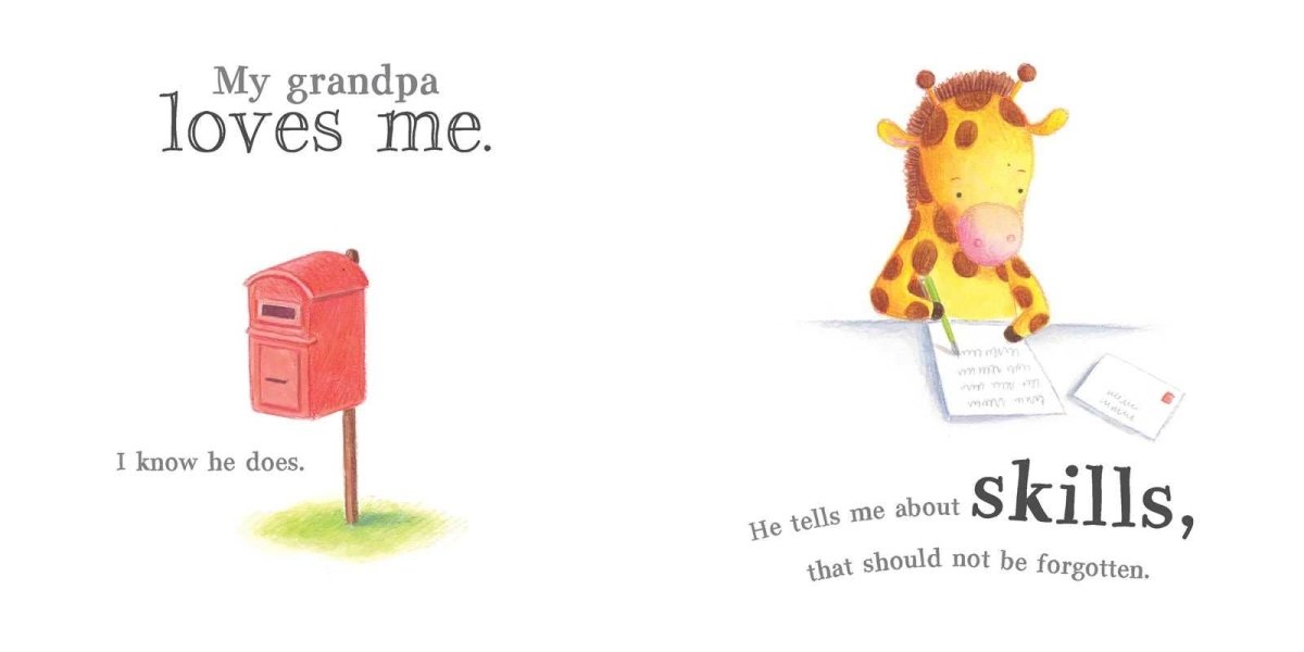 My Grandpa Loves Me - Simon & Schuster Book sold by Rosebud & Jo