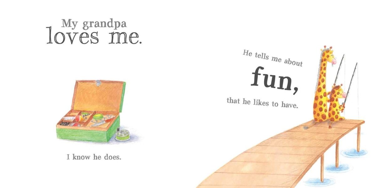 My Grandpa Loves Me - Simon & Schuster Book sold by Rosebud & Jo