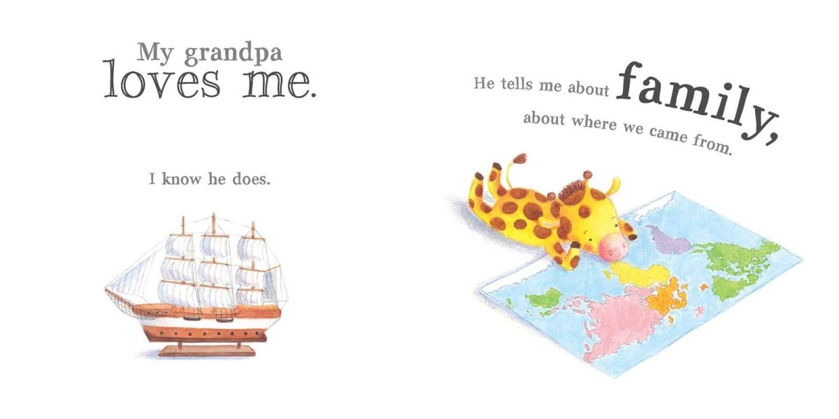 My Grandpa Loves Me - Simon & Schuster Book sold by Rosebud & Jo
