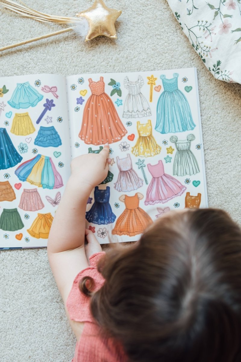 My Sticker Storybook: Fairies and Unicorns - Paige Tate & Co. Art sold by Rosebud & Jo