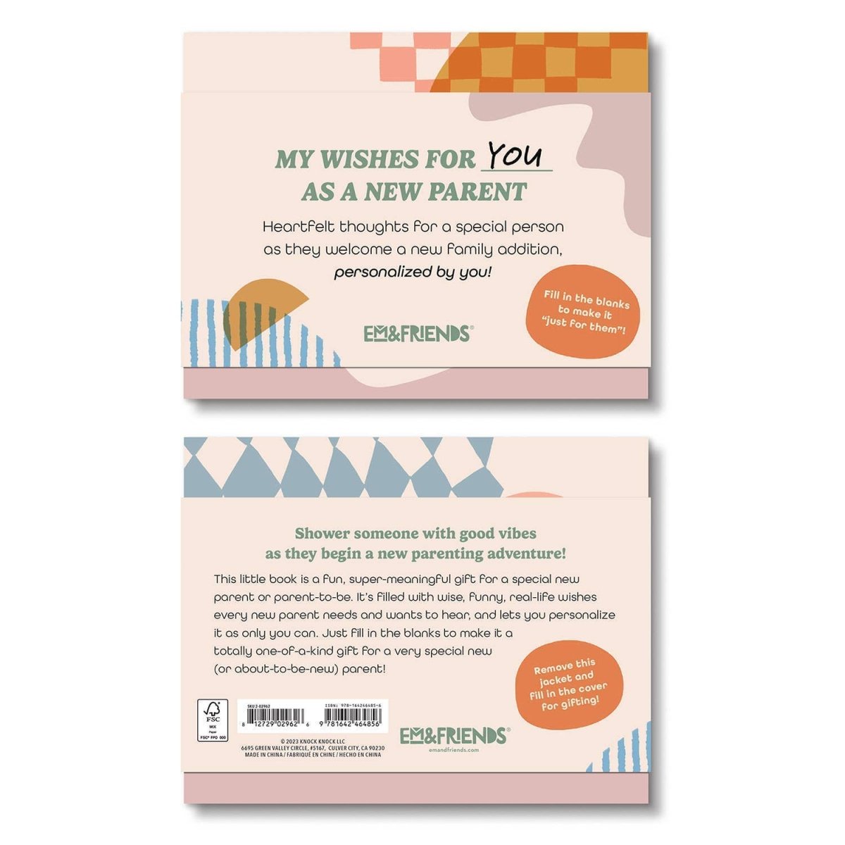 My Wishes for You as a New Parent: Fill-in Book - Hachette Book Group Books sold by Rosebud & Jo