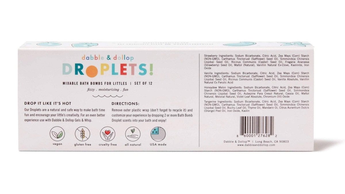 Natural Bath Bombs - Dabble & Dollop sold by Rosebud & Jo