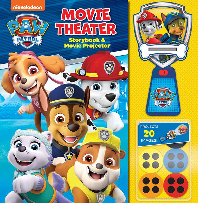 Nickelodeon PAW Patrol: Movie Theater Storybook & Movie Projector - Simon & Schuster Books sold by Rosebud & Jo