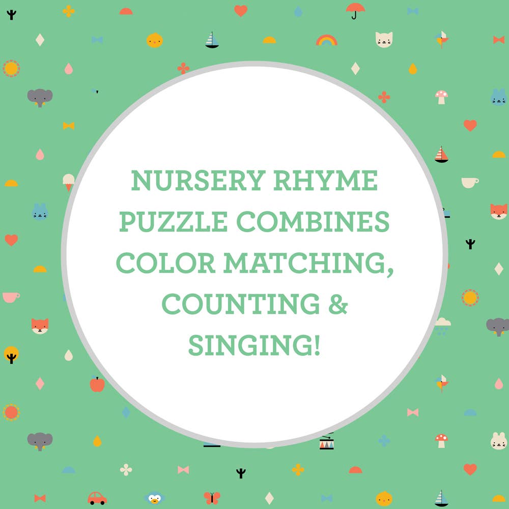 Nursery Counting Puzzle: Five Little Speckled Frogs - Chronicle Books Toys sold by Rosebud & Jo
