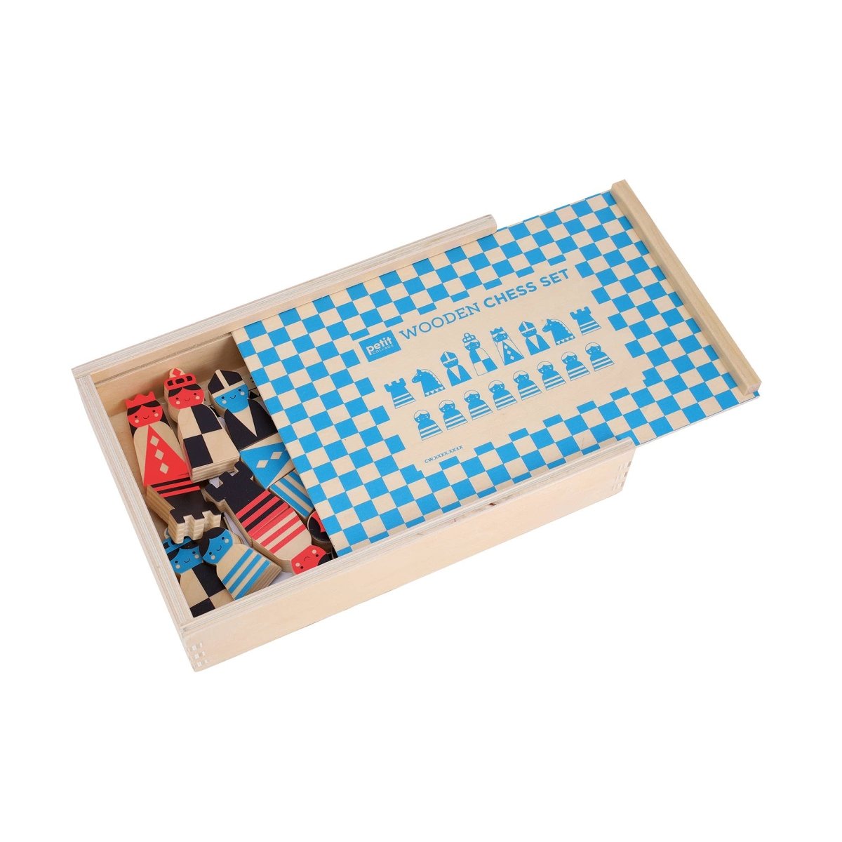 On the Move Wooden Chess Set - Chronicle Books Toy sold by Rosebud & Jo