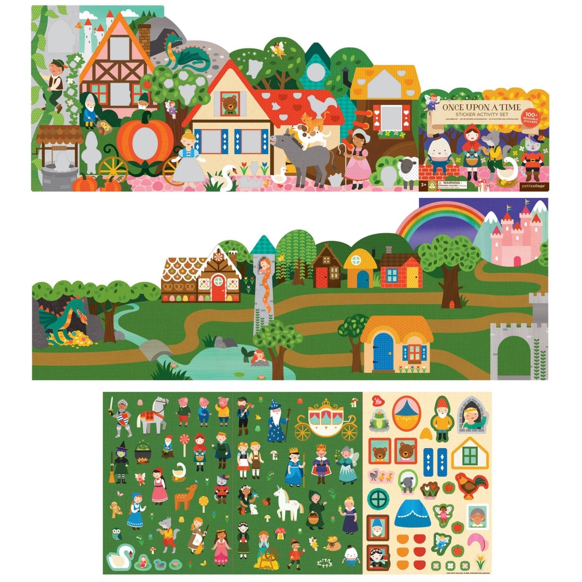 Once Upon a Time Sticker Activity Set - Chronicle Books Stickers sold by Rosebud & Jo
