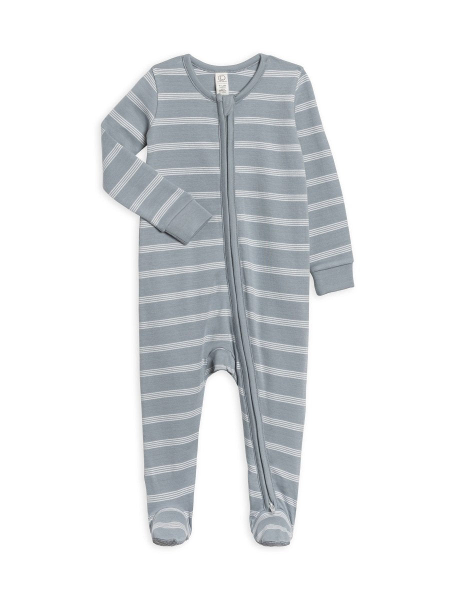 Organic Baby Peyton Zipper Sleeper - Colored Organics sold by Rosebud & Jo