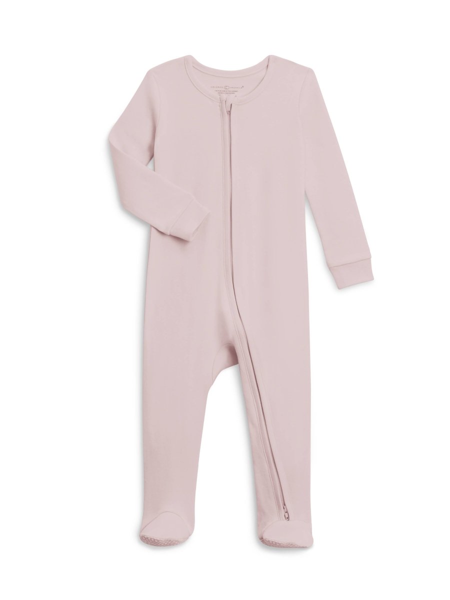 Organic Baby Peyton Zipper Sleeper - Colored Organics sold by Rosebud & Jo