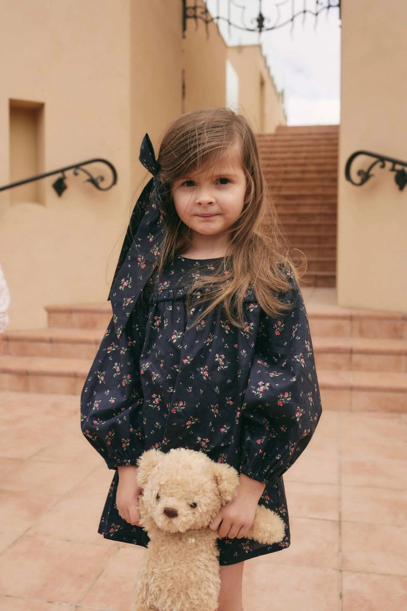 Organic Cotton Amira Dress - Bianca Noir - Jamie Kay Baby & Toddler Clothing sold by Rosebud & Jo