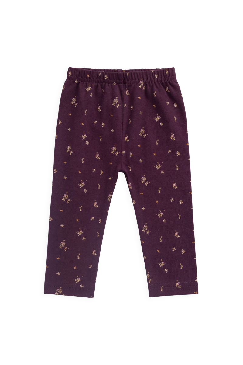 Organic Cotton Everyday Legging - Dina Fig - Jamie Kay Bottoms sold by Rosebud & Jo