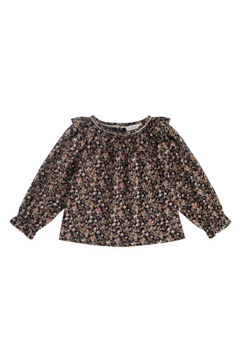 Organic Cotton Leonie Top - Luca Floral - Jamie Kay Tops sold by Rosebud & Jo