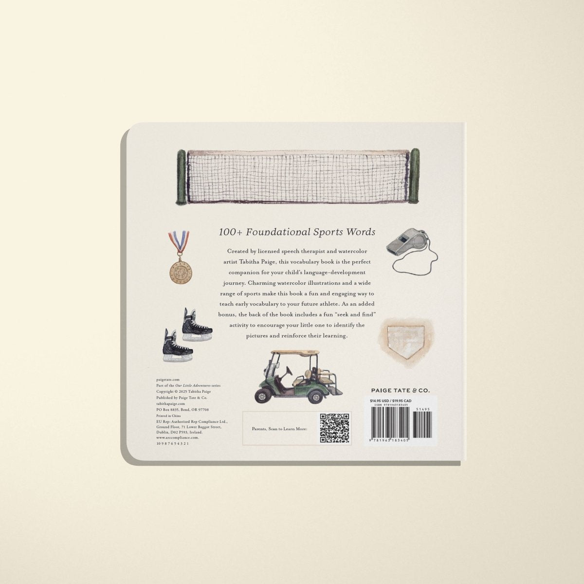 Our Big Book of Sports - Paige Tate & Co. Book sold by Rosebud & Jo