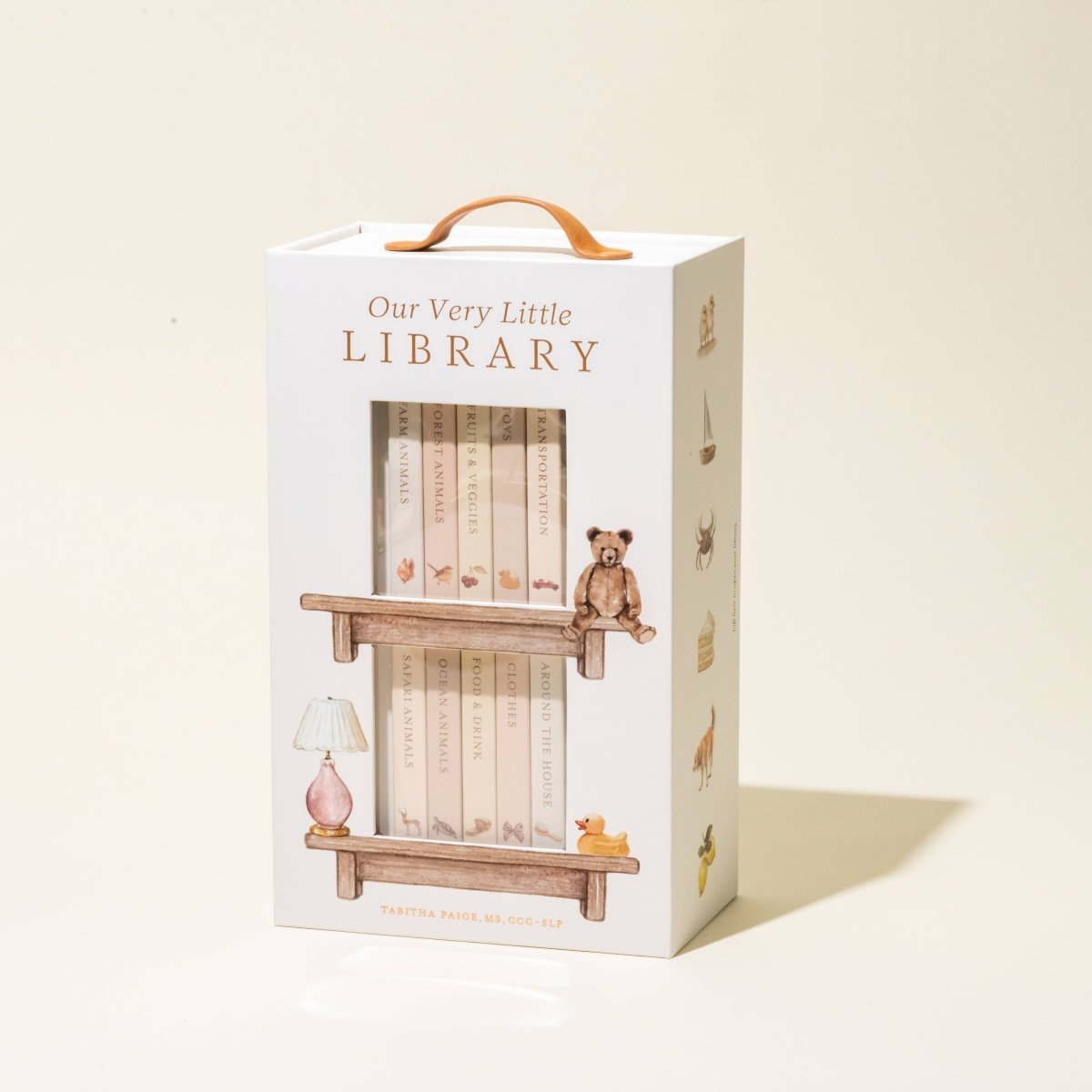 Our Very Little Library Board Book Set - Paige Tate & Co. Book sold by Rosebud & Jo