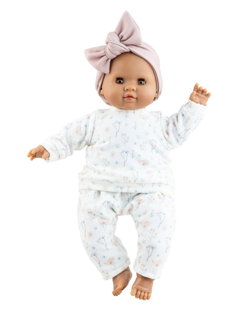 Paola Reina: Los Manus Doll - Alberta with Floral Outfit - Shine on me Distribution Toy sold by Rosebud & Jo